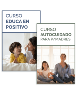 Pack con los 2 cursos más vendidos de Álvaro Bilbao a un precio especial: Autocuidado para padres + Educar en positivo